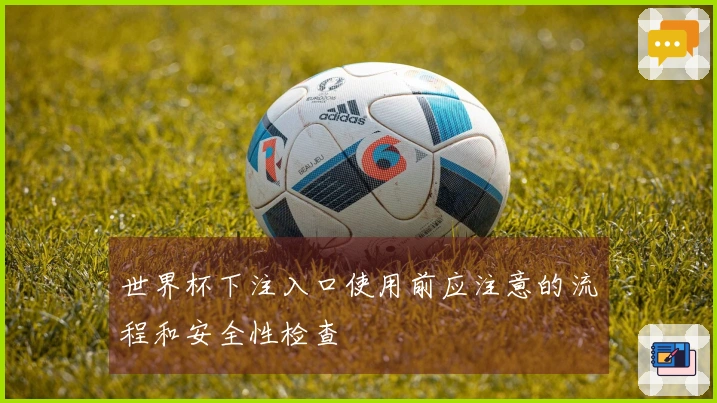 世界杯下注入口使用前应注意的流程和安全性检查
