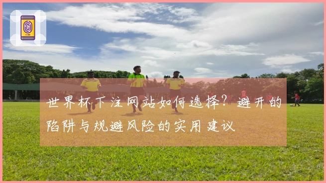 世界杯下注网站如何选择？避开的陷阱与规避风险的实用建议
